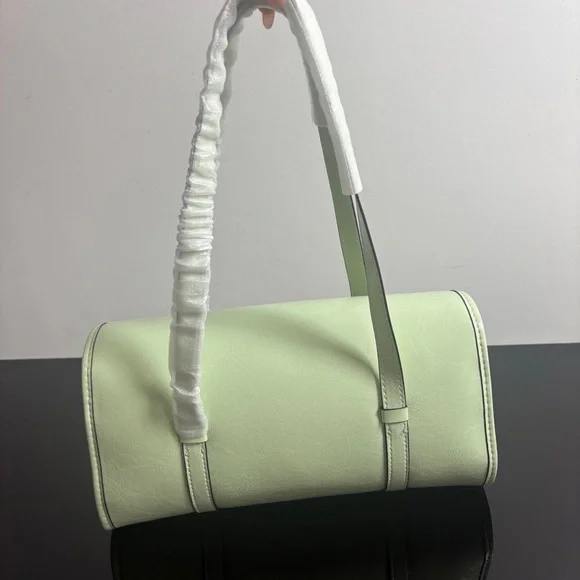 Coach Baguette Bag Green Bow Flap Shoulder Chic - Picture 6 of 8